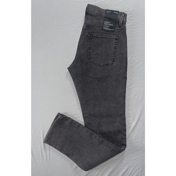 J Brand Kane Straight French Terry Denim Eco Wash Jeans. Gray, Men's 30X32. NWT! - Picture 1 of 7